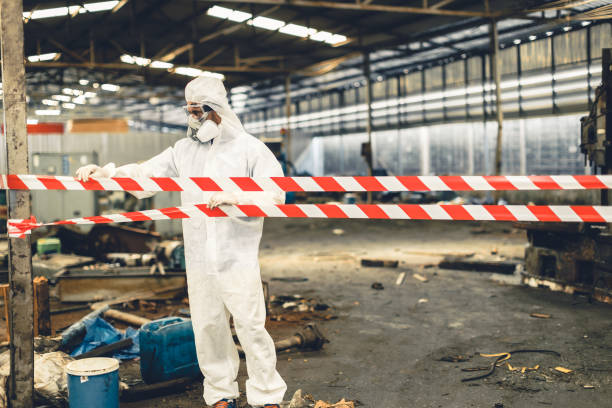 Professional Drug Lab Cleanup technician working in Plainview, TX